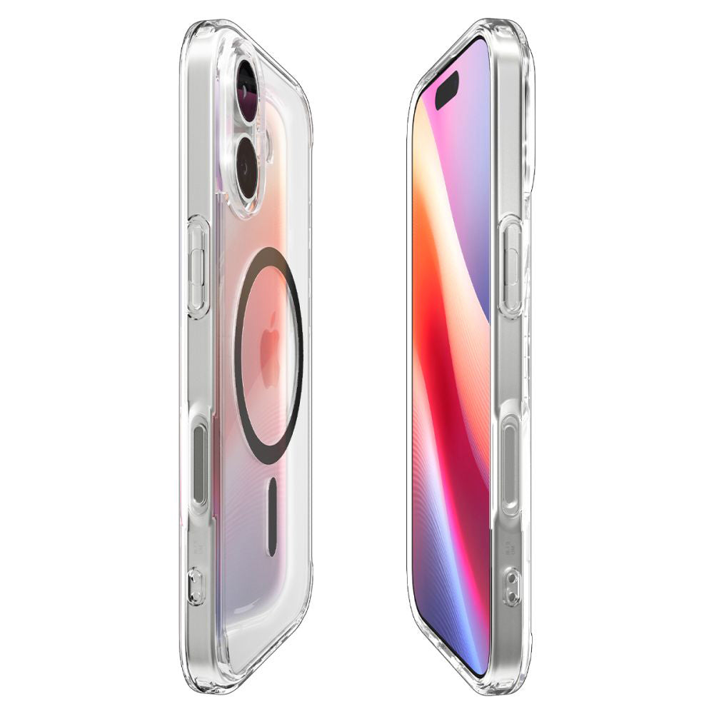 Husa MagSafe pentru Apple iPhone 17, Spigen, Ultra Hybrid, Gri