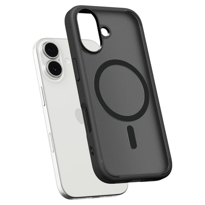 Husa MagSafe pentru Apple iPhone 17, Spigen, Ultra Hybrid, Neagra Satinata
