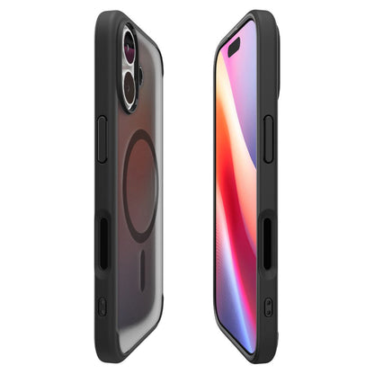 Husa MagSafe pentru Apple iPhone 17, Spigen, Ultra Hybrid, Neagra Satinata