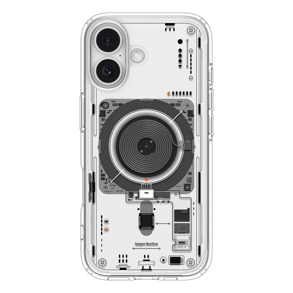 Husa MagSafe pentru Apple iPhone 17, Spigen, Ultra Hybrid Neo One, Transparenta