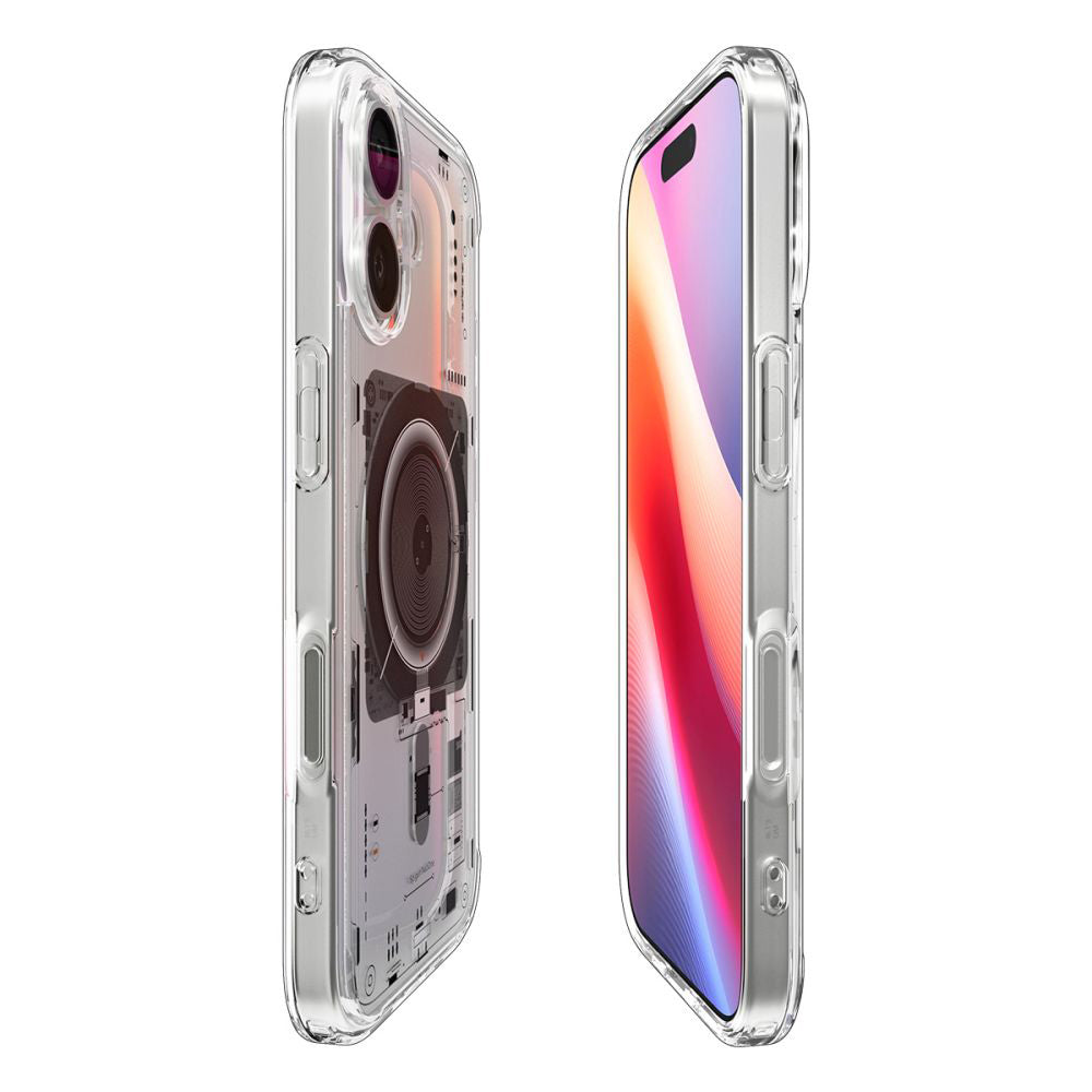 Husa MagSafe pentru Apple iPhone 17, Spigen, Ultra Hybrid Neo One, Transparenta