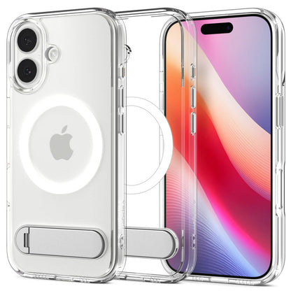 Husa MagSafe pentru Apple iPhone 17, Spigen, Ultra Hybrid S, Transparenta