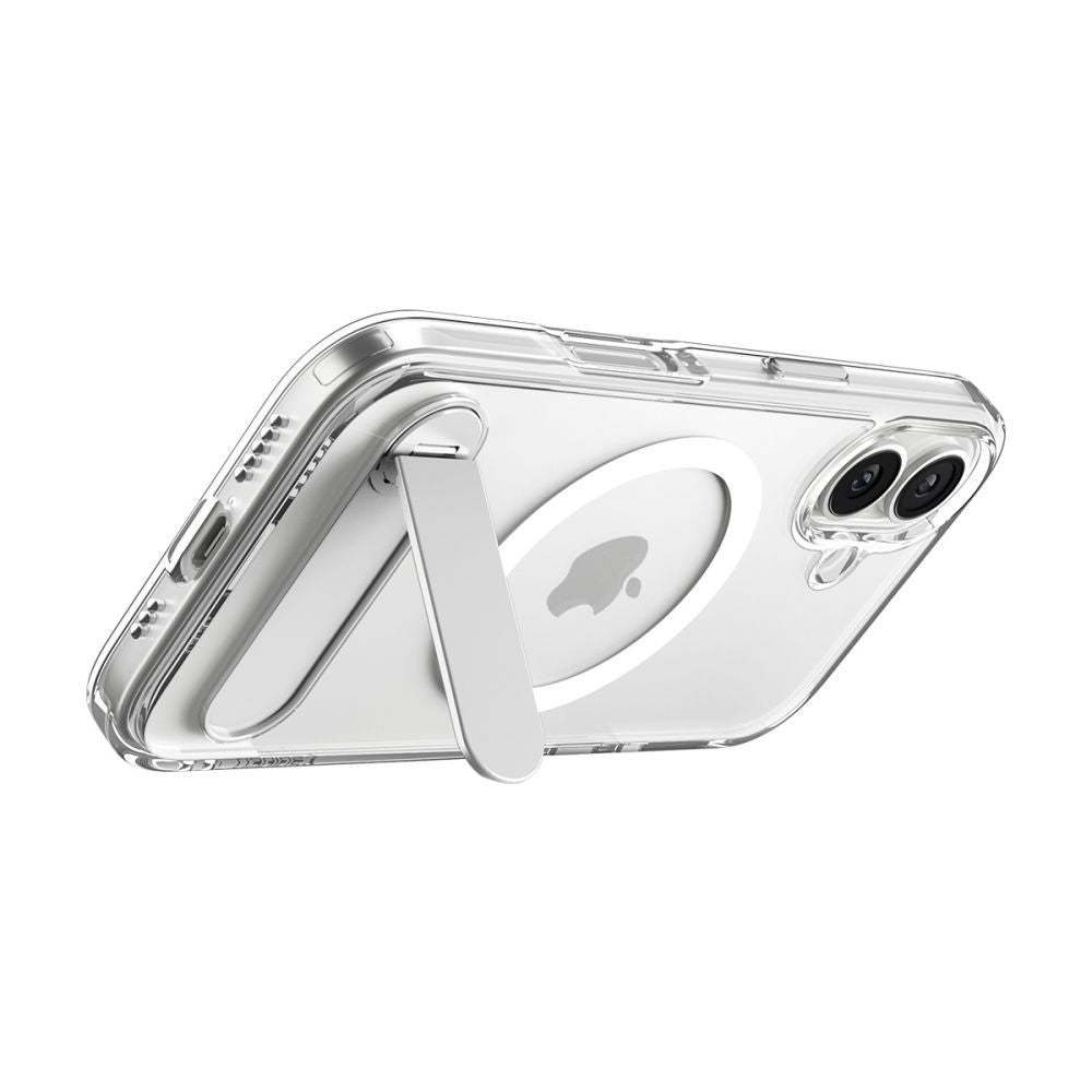 Husa MagSafe pentru Apple iPhone 17, Spigen, Ultra Hybrid S, Transparenta