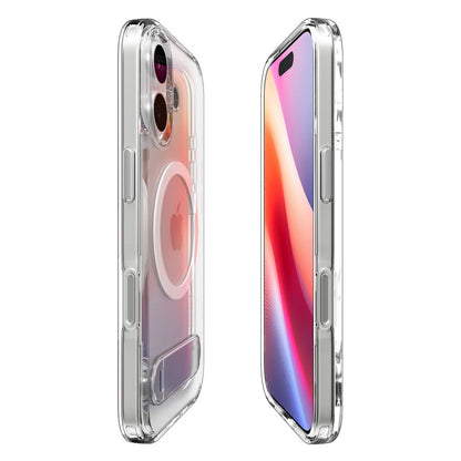 Husa MagSafe pentru Apple iPhone 17, Spigen, Ultra Hybrid S, Transparenta