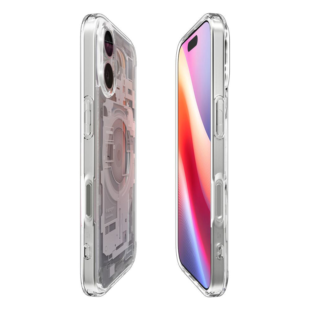Husa MagSafe pentru Apple iPhone 17, Spigen, Ultra Hybrid Zero One, Alba