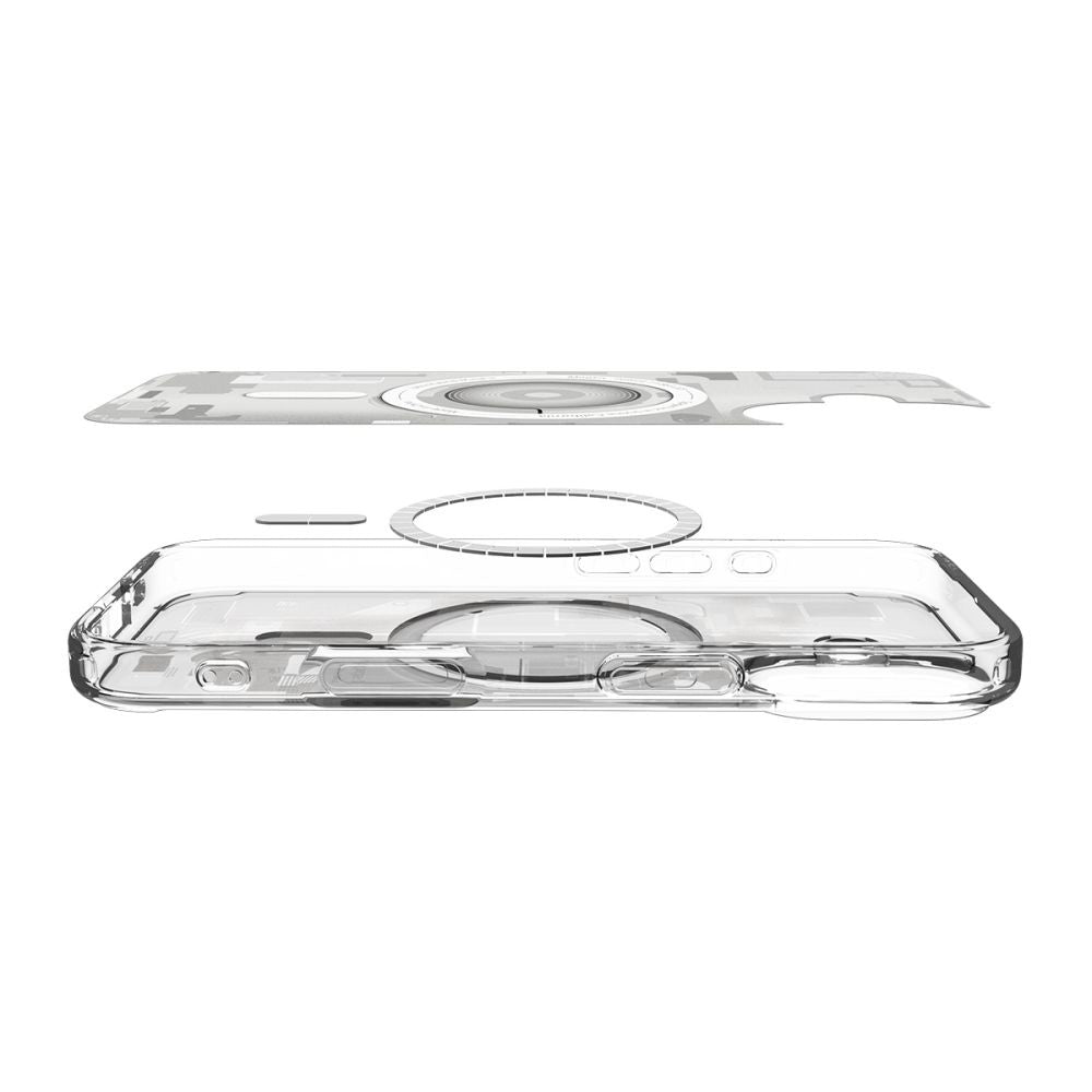 Husa MagSafe pentru Apple iPhone 17, Spigen, Ultra Hybrid Zero One, Alba