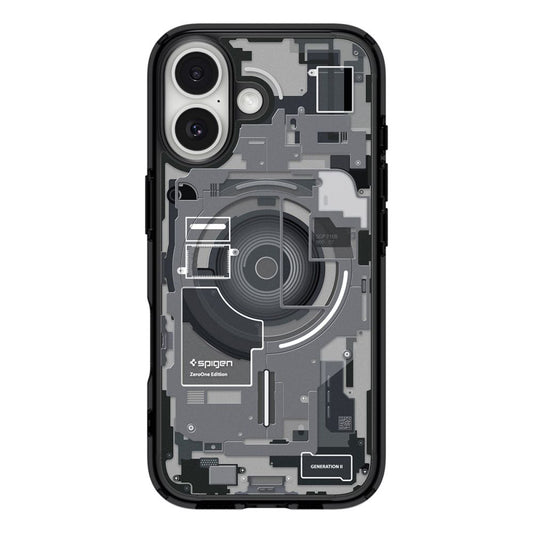 Husa MagSafe pentru Apple iPhone 17, Spigen, Ultra Hybrid Zero One, Neagra