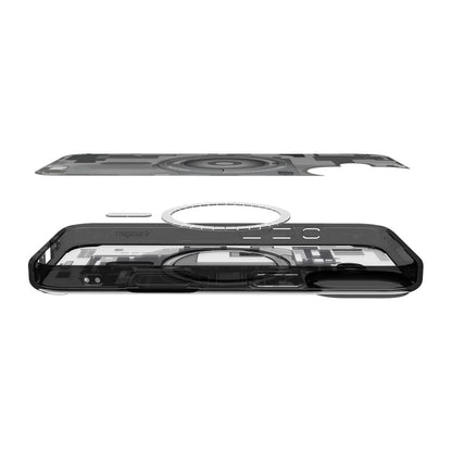Husa MagSafe pentru Apple iPhone 17, Spigen, Ultra Hybrid Zero One, Neagra