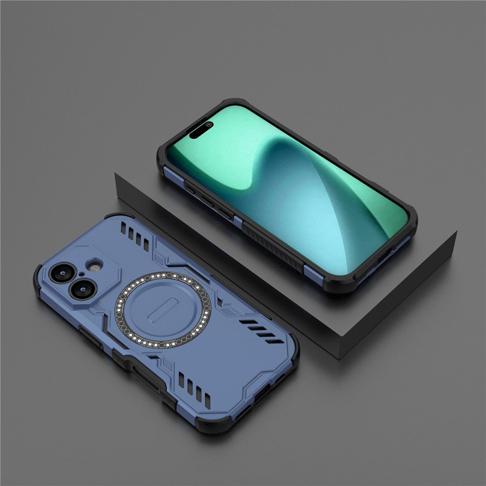 Husa MagSafe pentru Apple iPhone 17, Techsuit, ArmorMag, Albastra