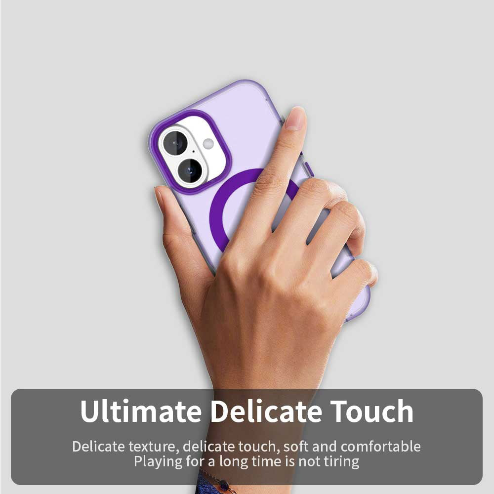 Husa MagSafe pentru Apple iPhone 17, Techsuit, CandyCase, Mov