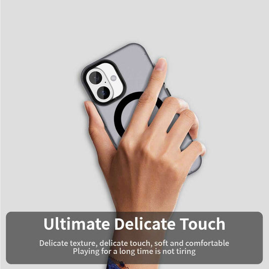 Husa MagSafe pentru Apple iPhone 17, Techsuit, CandyCase, Neagra