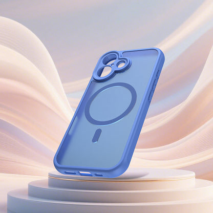 Husa MagSafe pentru Apple iPhone 17, Techsuit, HaloFrost II, Albastra