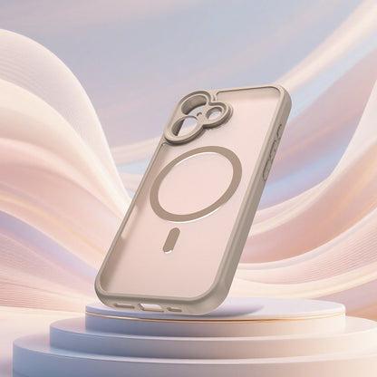 Husa MagSafe pentru Apple iPhone 17, Techsuit, HaloFrost II, Aurie