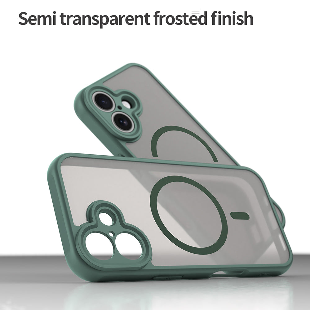 Husa MagSafe pentru Apple iPhone 17, Techsuit, HaloFrost II, Verde