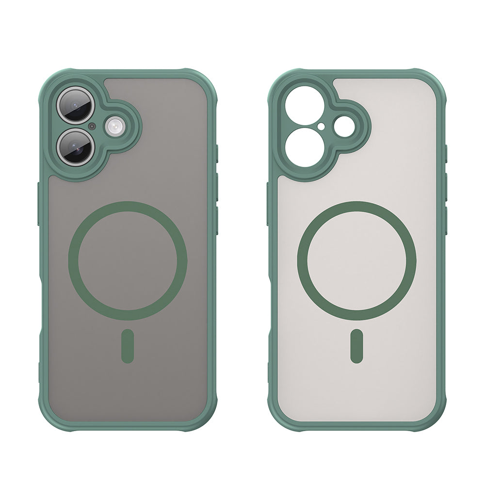 Husa MagSafe pentru Apple iPhone 17, Techsuit, HaloFrost II, Verde