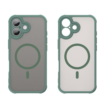 Husa MagSafe pentru Apple iPhone 17, Techsuit, HaloFrost II, Verde