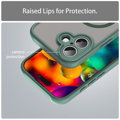 Husa MagSafe pentru Apple iPhone 17, Techsuit, HaloFrost II, Verde