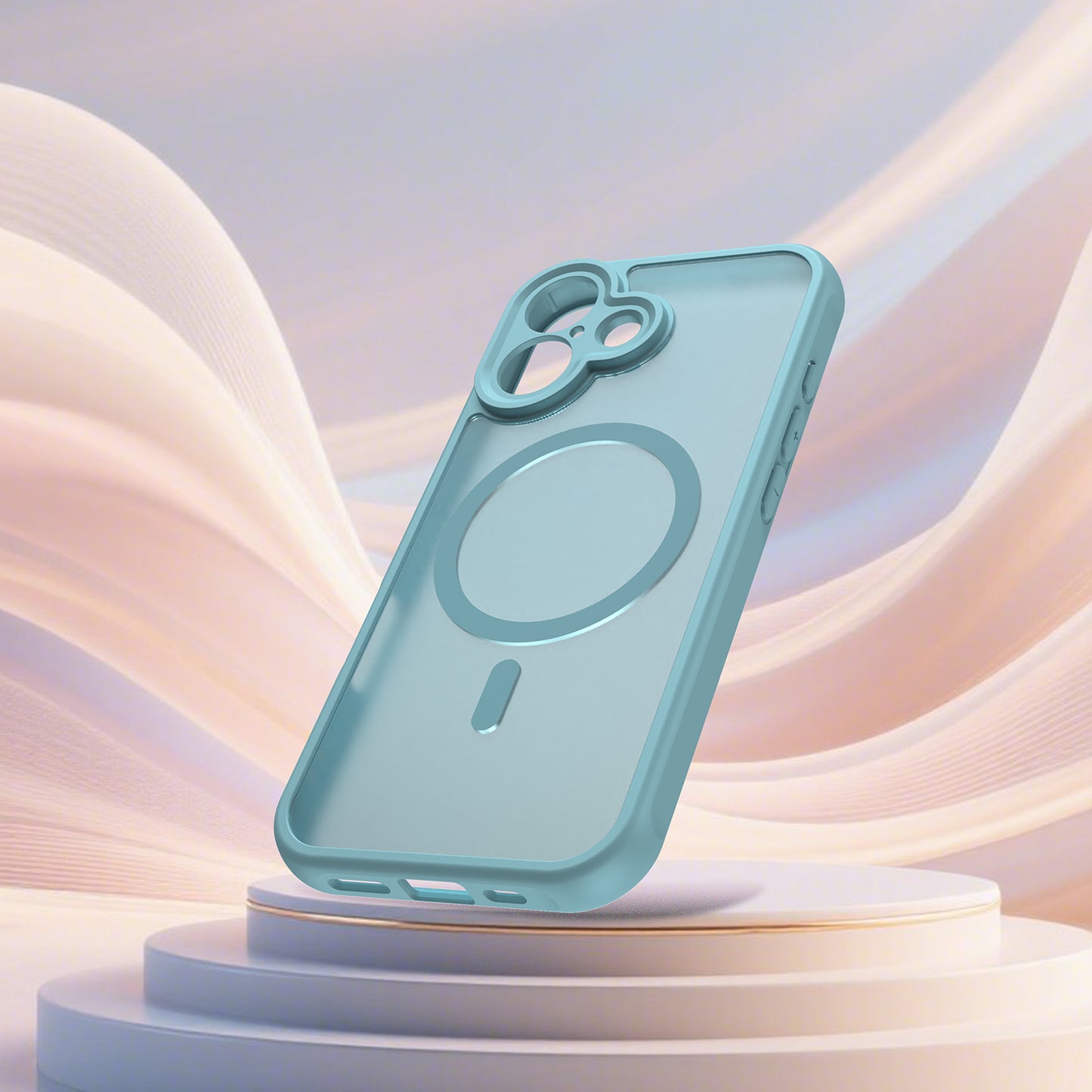 Husa MagSafe pentru Apple iPhone 17, Techsuit, HaloFrost II, Verde Deschis