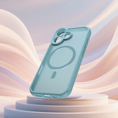 Husa MagSafe pentru Apple iPhone 17, Techsuit, HaloFrost II, Verde Deschis