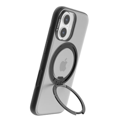 Husa MagSafe pentru Apple iPhone 17, Torras, Ostand R Fitness, Transparenta