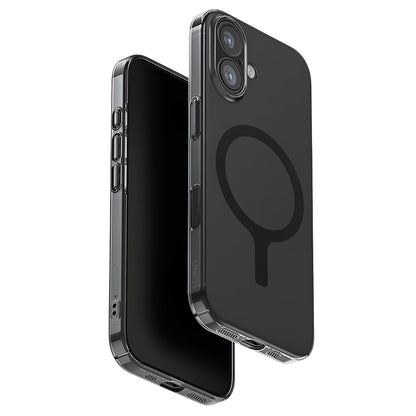 Husa MagSafe pentru Apple iPhone 17, UNIQ, AirSuit MagClick, Neagra
