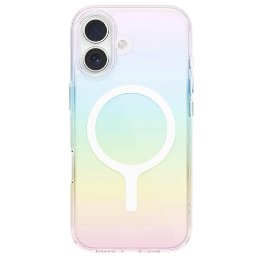 Husa MagSafe pentru Apple iPhone 17, UNIQ, Iridescia MagClick, Multicolor