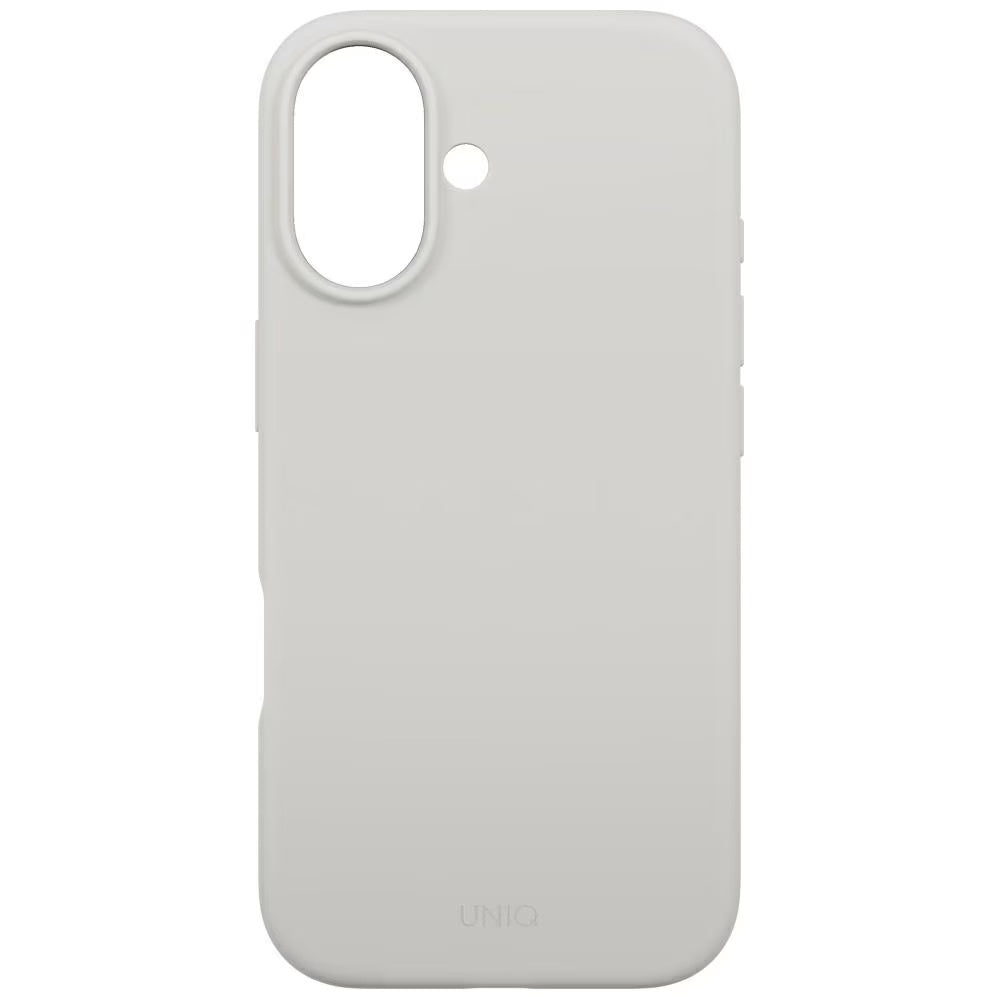 Husa MagSafe pentru Apple iPhone 17, UNIQ, Lino MagClick, Gri