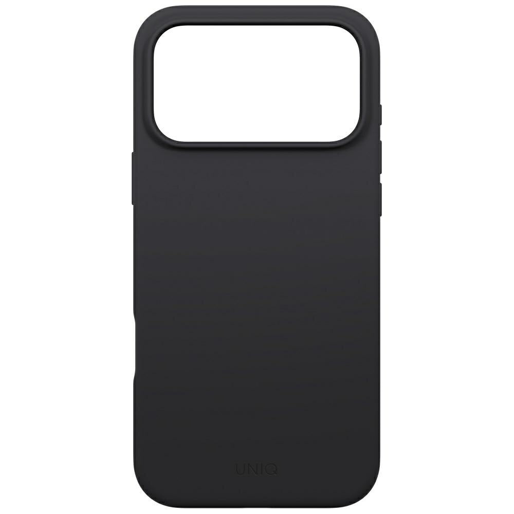 Husa MagSafe pentru Apple iPhone 17, UNIQ, Lino MagClick, Neagra