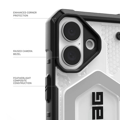 Husa MagSafe pentru Apple iPhone 17, Urban Armor Gear, Pathfinder Clear, Transparenta