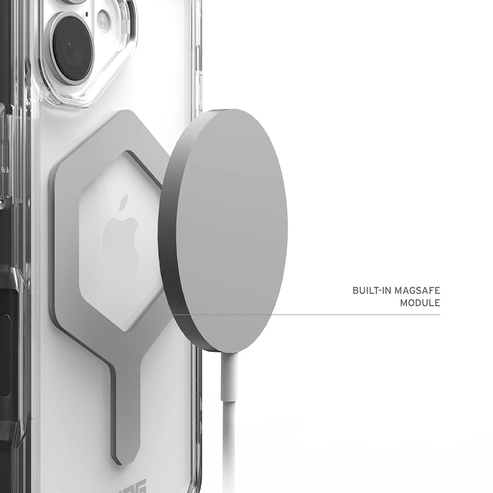 Husa MagSafe pentru Apple iPhone 17, Urban Armor Gear, Plyo, Alba