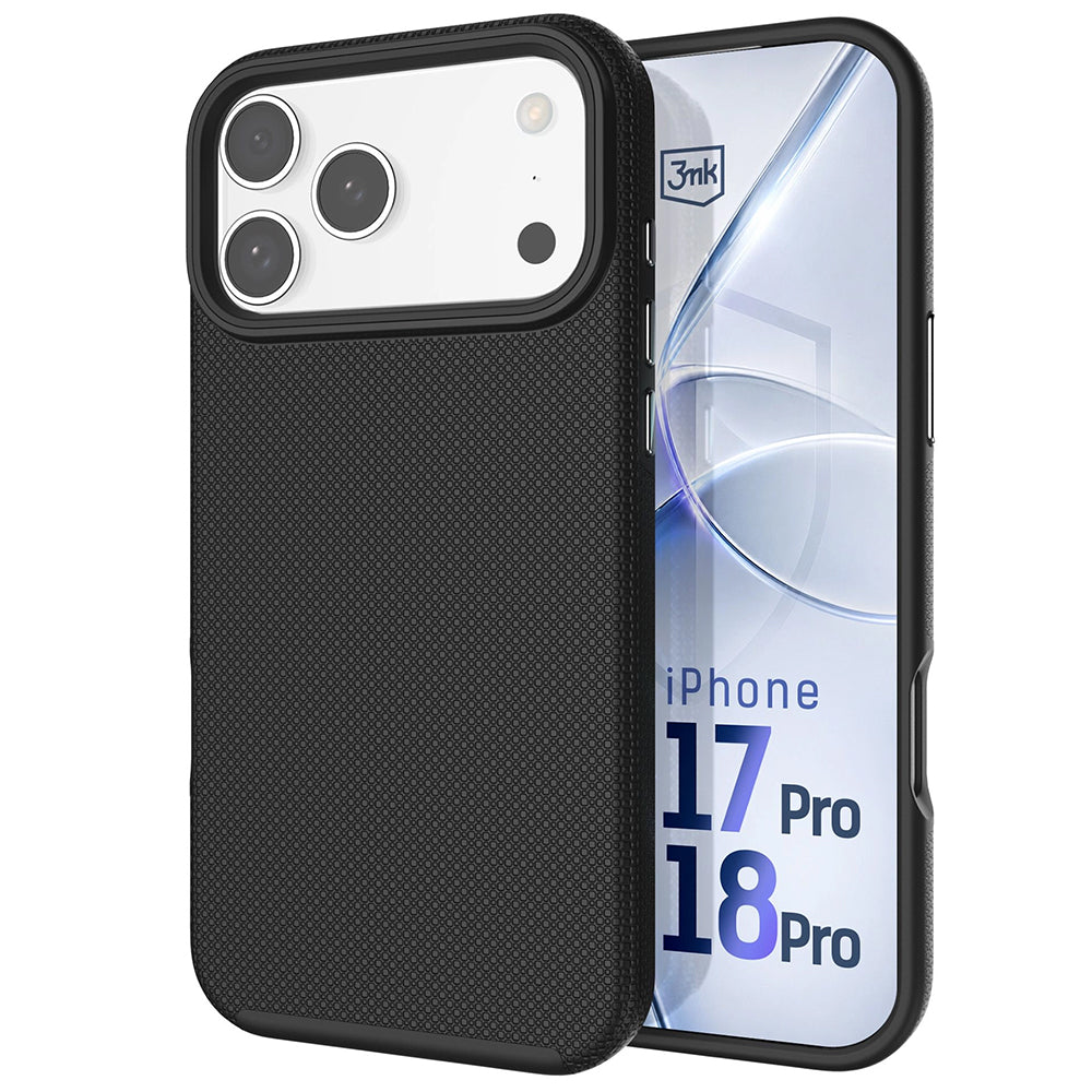 Husa MagSafe pentru Apple iPhone 18 Pro / 17 Pro, 3MK, Fortis, Neagra