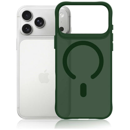 Husa MagSafe pentru Apple iPhone 18 Pro / 17 Pro, 3MK, Smoke MagCase, Verde