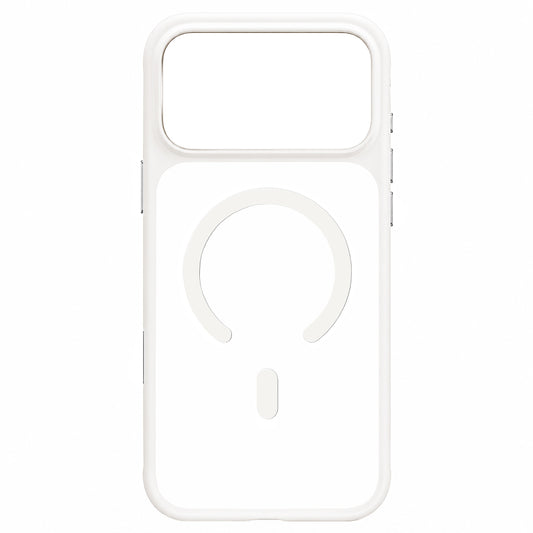 Husa MagSafe pentru Apple iPhone 18 Pro / 17 Pro, Blueo, Skin Friendly Anti-Drop, Alba Satinata