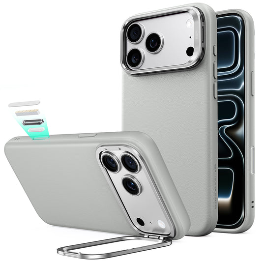 Husa MagSafe pentru Apple iPhone 18 Pro / 17 Pro, ESR, Atelier with Kickstand, Gri