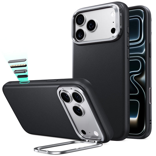Husa MagSafe pentru Apple iPhone 18 Pro / 17 Pro, ESR, Atelier with Kickstand, Neagra