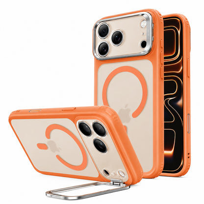 Husa MagSafe pentru Apple iPhone 18 Pro / 17 Pro, ESR, Classic Hybrid Kickstand, Portocalie Satinata