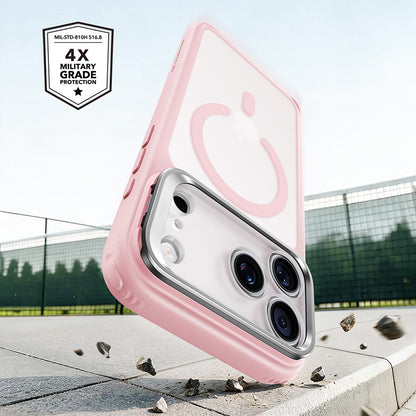 Husa MagSafe pentru Apple iPhone 18 Pro / 17 Pro, ESR, Classic Hybrid Kickstand, Roz Satinata