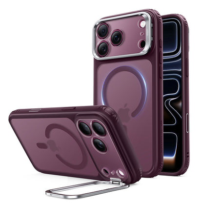 Husa MagSafe pentru Apple iPhone 18 Pro / 17 Pro, ESR, Classic Hybrid Kickstand, Visinie Inchis Satinata