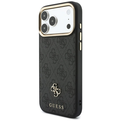 Husa MagSafe pentru Apple iPhone 18 Pro / 17 Pro, Guess, 4G Cardslot, Neagra