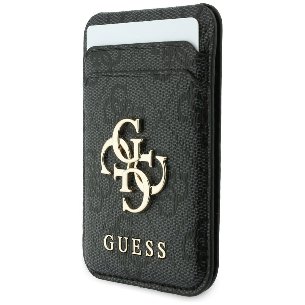 Husa MagSafe pentru Apple iPhone 18 Pro / 17 Pro, Guess, 4G Cardslot, Neagra