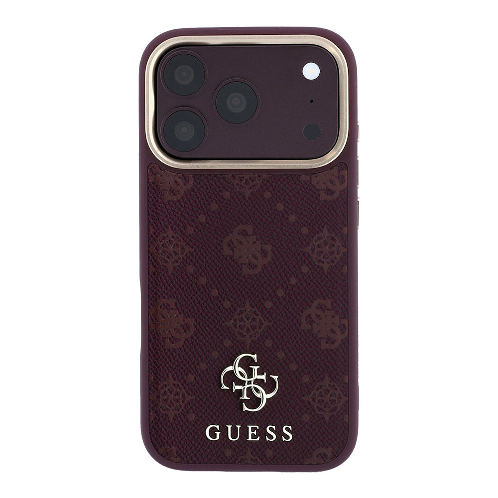 Husa MagSafe pentru Apple iPhone 18 Pro / 17 Pro, Guess, Peony 4G Small Logo, Visinie