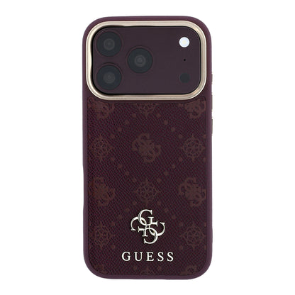 Husa MagSafe pentru Apple iPhone 18 Pro / 17 Pro, Guess, Peony 4G Small Logo, Visinie