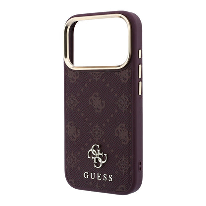 Husa MagSafe pentru Apple iPhone 18 Pro / 17 Pro, Guess, Peony 4G Small Logo, Visinie