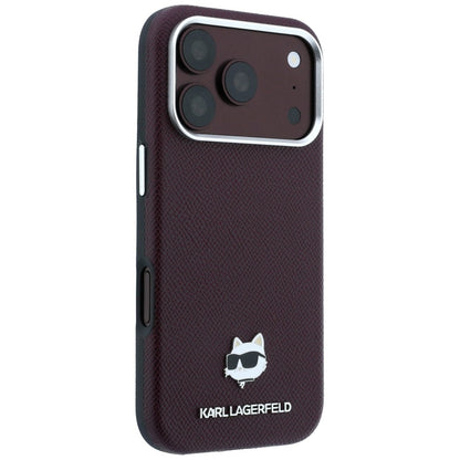 Husa MagSafe pentru Apple iPhone 18 Pro / 17 Pro, Karl Lagerfeld, Grained Choupette Head, Visinie