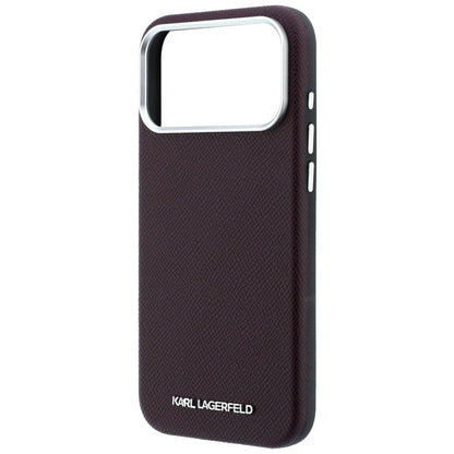 Husa MagSafe pentru Apple iPhone 18 Pro / 17 Pro, Karl Lagerfeld, Grained Elongated Logo, Visinie
