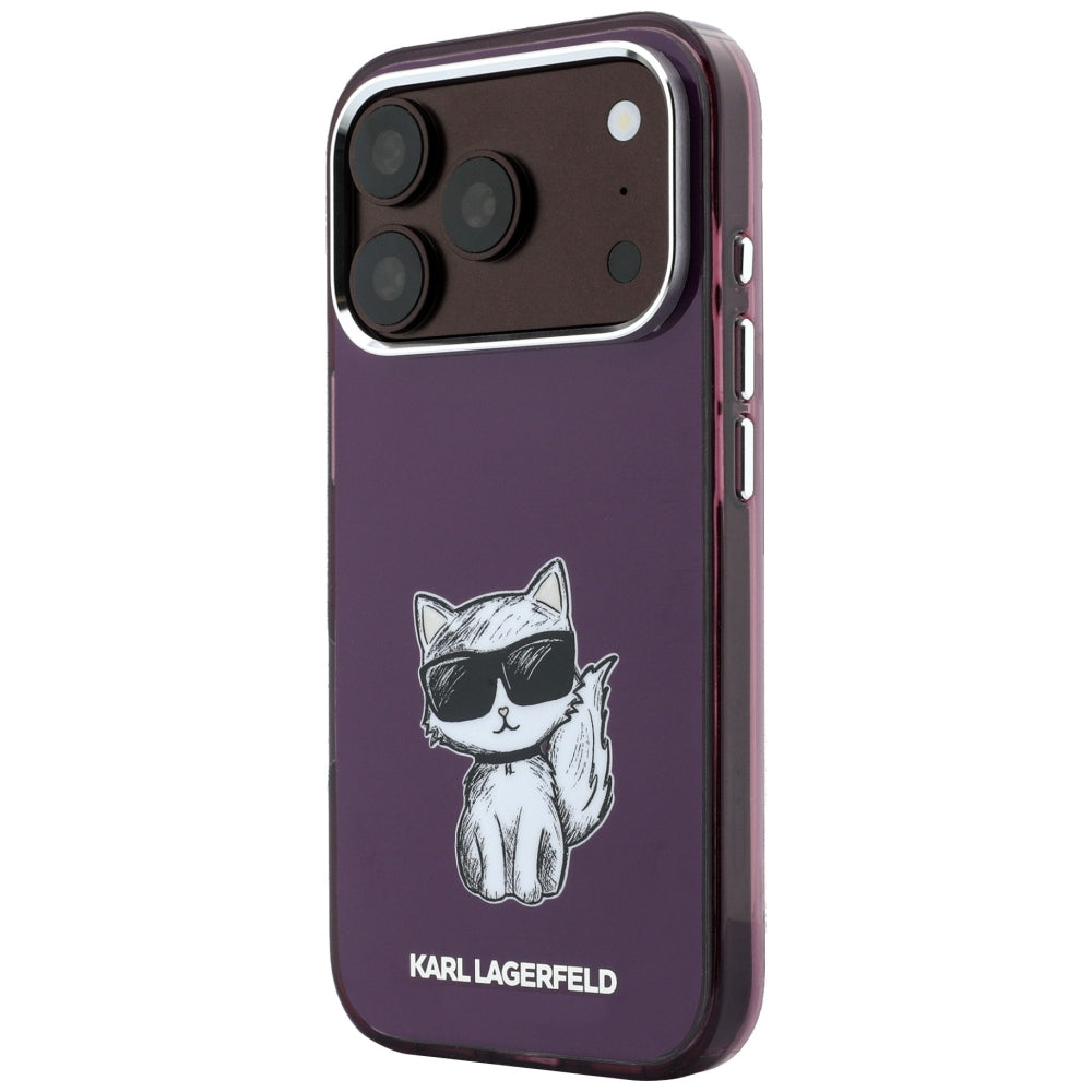 Husa MagSafe pentru Apple iPhone 18 Pro / 17 Pro, Karl Lagerfeld, HC IML Choupette Body Sketch Print, Visinie