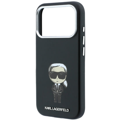 Husa MagSafe pentru Apple iPhone 18 Pro / 17 Pro, Karl Lagerfeld, Ikonik Sketch, Neagra
