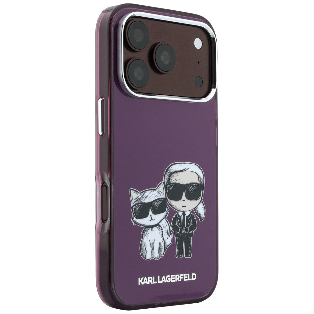 Husa MagSafe pentru Apple iPhone 18 Pro / 17 Pro, Karl Lagerfeld, IML KC Bodies Sketch Print, Visinie