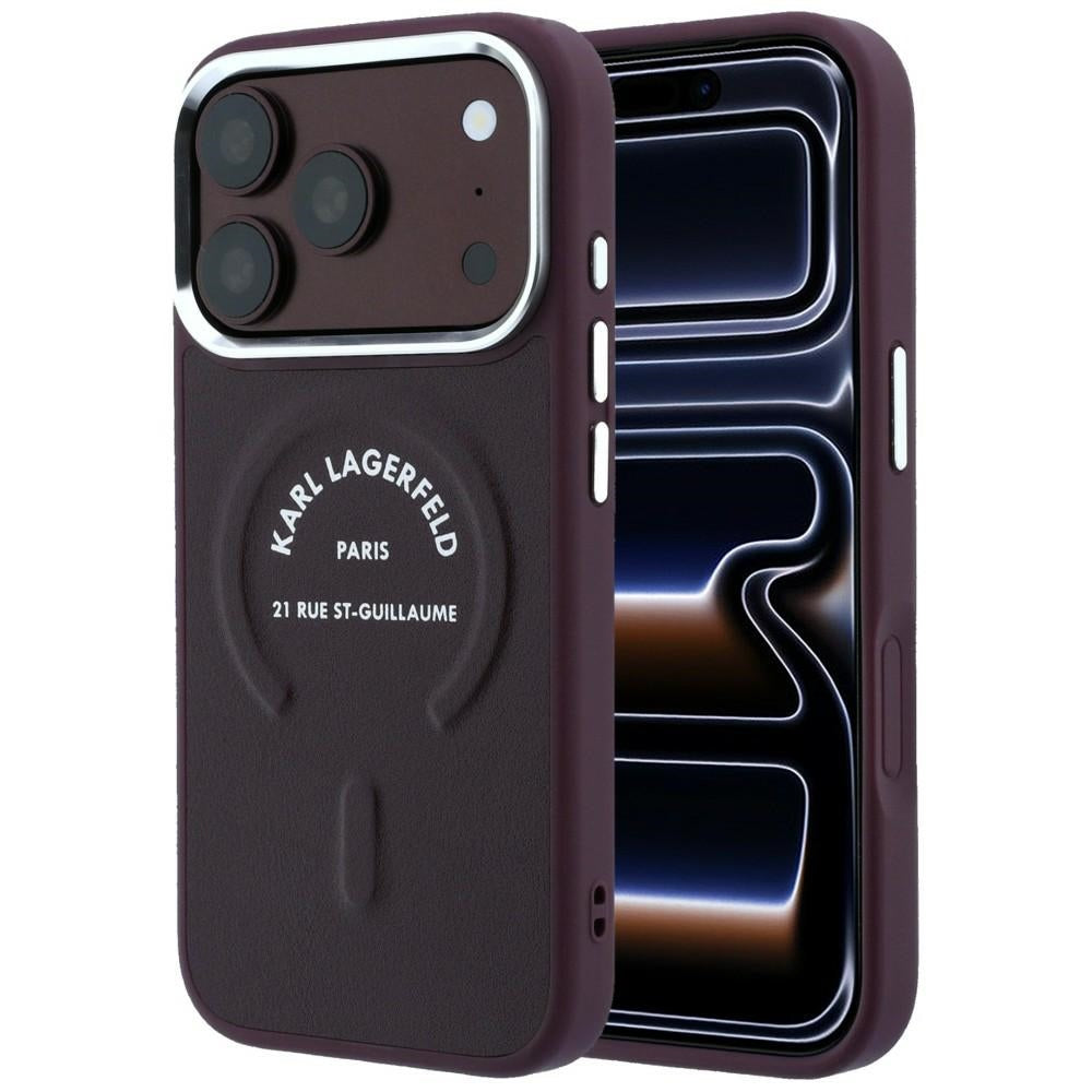 Husa MagSafe pentru Apple iPhone 18 Pro / 17 Pro, Karl Lagerfeld, Ring Karl RSG Logo, Visinie