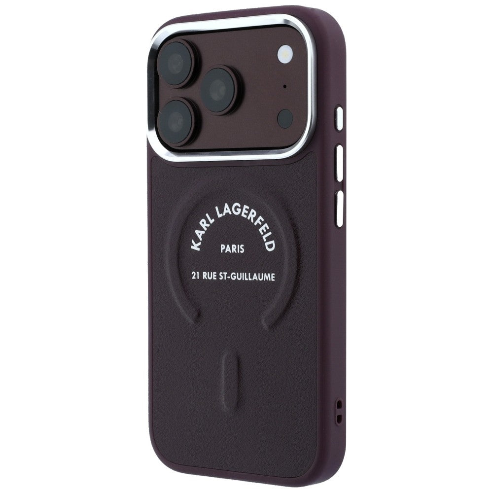 Husa MagSafe pentru Apple iPhone 18 Pro / 17 Pro, Karl Lagerfeld, Ring Karl RSG Logo, Visinie